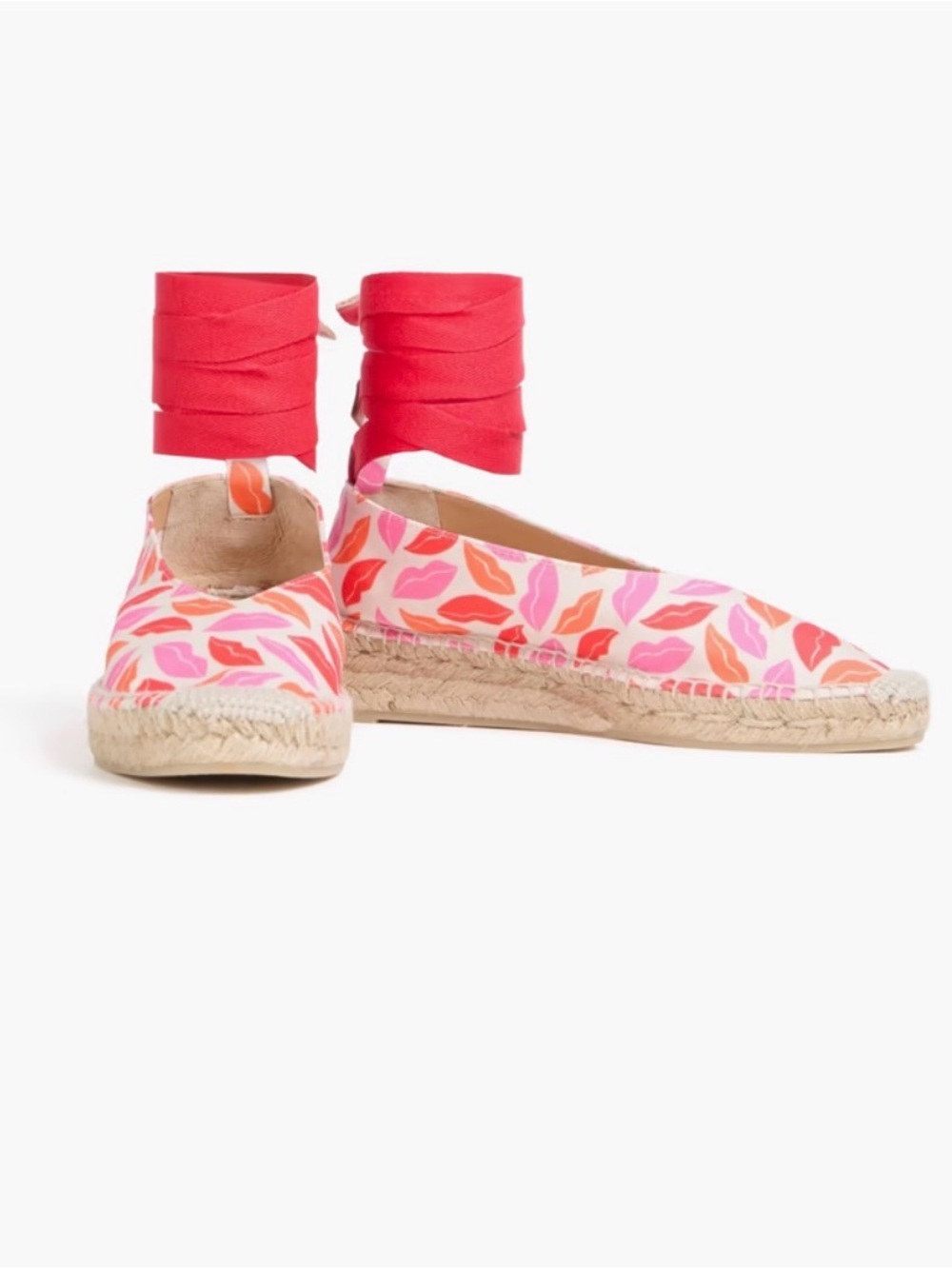 DIANE VON FURSTENBERG X CASTAÑER
Printed canvas espadrilles